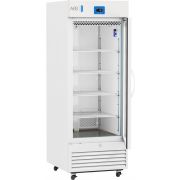 Premier Glass Door Laboratory Refrigerator with Variable Speed Compressor 26 Cu. Ft.2°C to 15°C. 110 - 120V AC, 15A breaker, NEMA 5-15 receptacle. Two (2) years parts and labor warranty, Seven (7) years compressor warranty