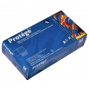 Aurelia Protégé nitrile glove, sky blue, medical grade 4.0 mil powder free, micro textured, chemotherapy tested, Large (10 boxes/cs, 1000gloves)
