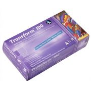 Aurelia Transform nitrile gloves, ice blue, medical grade 3.2 mil powder free, finger tip textured, ultra stretch, chemotherapy X- LARGE(10 boxes/cs, 1000gloves)