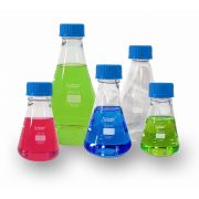 hybex™ Erlenmeyer Flask, threaded with cap, 1000ml, case of 6