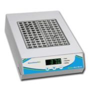 Benchmark Four Block Digital Dry Bath. Temperature range: ambient + 5° to 150°C; accuracy: ±0.2°C; increments of 0.1°C; uniformity: ±0.2°C; timer: 1-999 minutes; block lifter included; blocks sold separately. 120V *2-year warranty*