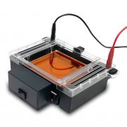 InstaView™ Gel Tank with Blue LED Illuminator (Power Supply Sold Separately). Includes tank with orange filter, C1200-CS1 casting set, Mini SmartBlue Transilluminator and imaging enclosure.