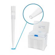 Wide Bore Pipette Tips, for LTS® SofTouch ULF™ and other low-force style pipettors, 1000uL, low-retention, sterile, filtered, wide orifice, 10 racks of 96 tips, 960/pk