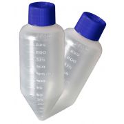 250mL Centrifuge Tubes, Bagged, 250mL PP (59.8 X 160mm), with screw-cap, 14 bags of 5 tubes