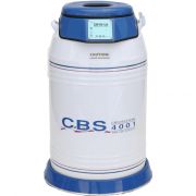 4001 Series Value Added Cryosystem. LN2 Capacity (L): 121; LN2 Working Capacity (L): 111; Static Evaporation Rate (L/Day): 0.99; Static Holding Time (Days): 70. Includes: Cryosystem 4000 Rack, 10-Shelf, for 2-Inch High Boxes, Stainless Steel, with Locking