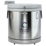 Model S-5000AB, Standard Liquid Nitrogen Freezer. Including 2301 Autofill-Monitor System with Gas By-Pass and LN2 Hose. Accommodates: Aluminum Square Racks, Stainlees Steel Square Racks, Vertical Racks, Mini Racks, Canister and Frame Systems, Vials, Boxes