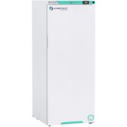 10.5 Cu. Ft. Premier Compact Laboratory Freezer. Adjustable operating temperature: -15°C to -25°C. Six (6) sliding baskets. NEMA 5-15 Plug, 110-120V AC: 15 A (minimum). Two (2) year parts and labor warranty, Five (5) year compressor parts warranty