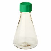 500mL Erlenmeyer Flask, Vent Cap, Plain Bottom, PC, Sterile, 1/Bag