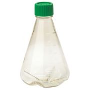 1000mL Erlenmeyer Flask, Vent Cap, Baffled Bottom, PC, Sterile