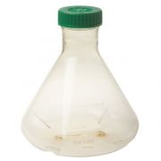 3L Fernbach Flask, Vent Cap, Baffled Bottom, Sterile, Case of 4