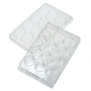 CellTreat 12-well non-treated plate with lid; individually packaged; sterile; case of 100.
