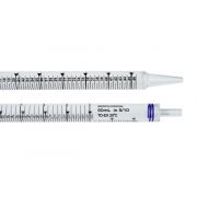 Celltreat® 50mL serological pipettes. Individually wrapped; sterile; shelf pack boxes; 5/10mL graduations; colour code purple; case/90 (45/pk).