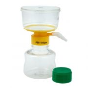 CSP Bottle Top Filter System. 250mL; polystyrene bottle and funnel; PES membrane - 0.45µm; rapid flow rate, low protein binding; 50mm diameter; case of 12.