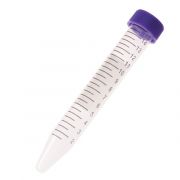 15mL Centrifuge Tube, Purple Cap - Bag, Sterile 25/Re-sealable Bag 500