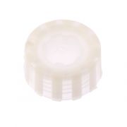 CAP ONLY, Screw Top Micro Tube Cap, Grip Cap With Integrated O-Ring, Clear, Non-sterile 500/Re-sealable Bag 1000