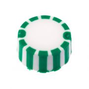CAP ONLY, Screw Top Micro Tube Cap, Grip Cap With Integrated O-Ring, Green, Non-sterile 500/Re-sealable Bag 1000