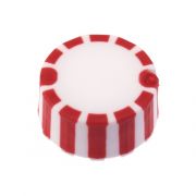 CAP ONLY, Screw Top Micro Tube Cap, Grip Cap With Integrated O-Ring, Red, Non-sterile 500/Re-sealable Bag 1000