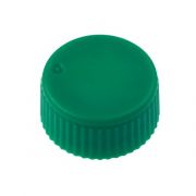 CAP ONLY, Screw Top Micro Tube Cap, O-Ring, Opaque, Green, Non-sterile 500/Re-sealable Bag 1000