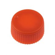 CAP ONLY, Screw Top Micro Tube Cap, O-Ring, Opaque, Orange, Non-sterile 500/Re-sealable Bag 1000