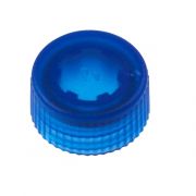 CAP ONLY, Screw Top Micro Tube Cap, O-Ring, Translucent, Blue, Non-sterile 500/Re-sealable Bag 1000