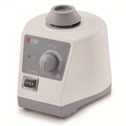 DLAB Scientific MX-S Vortex Mixer (adjustable speed) with standard top for < 30mm tubes and small vessels. Speed range: 0-2500rpm; touch or continuous operation. Vacuum suction feet for body stablility. Operating temperature: 5-40 °C. Additional adapters 