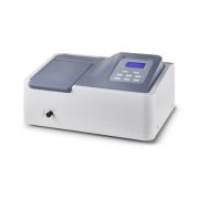 DLAB Scientific SP-V1100 Spectrophotometer. Wavelength range: 320-1000nm; Spectral bandwidth: 2.0nm; Light source: Tungsten lamp. Includes 4 glass square cuvettes; LCD display, on-board data storage (up to 200 groups of data and 200 standard curves), auto