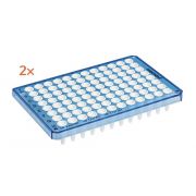 PROMO Buy One Get One: Eppendorf twin.tec® 96 real-time PCR Plate (Semi-skirted, blue frame, 96-wells white, 50 plates).