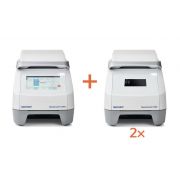 PROMO: Amplify ×3 Mastercycler® X50 SIlver 96. 100–240 V/50–60 Hz. Silver block, 96-well. Includes: one Mastercycler® X50s, and two Mastercycler® X50i