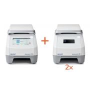 PROMO: Amplify ×3 Mastercycler® X50 Aluminum 96. 100–240 V/50–60 Hz. Aluminum block, 96-well. Includes: one Mastercycler® X50a, and two Mastercycler® X50l