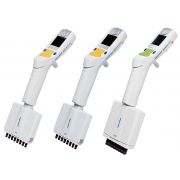 PROMO Eppendorf Xplorer mulitchannel pipette bundle: 8-channel, includes volumes: 5 – 100 µL, 15 – 300 µL, and 50 – 1,200 µL.