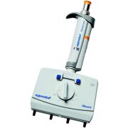 Eppendorf Research® plus Move It® Adjustable Tip Spacing Multichannel Pipette, 4-channel, 120 - 1,200 µL, dark green.