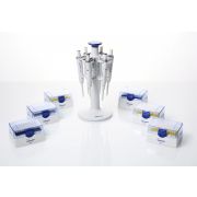 Eppendorf Reference® 2, 6-pack Option 1, 1-channel, variable, includes 6 adjustable-volume pipettes (0.1–2.5 µL, 0.5–10 µL, 2–20 µL/yellow, 10–100 µL, 20–200 µL, 100–1,000 µL), 1 full box of Eppendorf pipette tips for each pipette volume, (excludes 5 mL a
