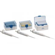 Eppendorf Reference 2 4-pack (0.1-2.5/0.5-10/10-100/100-1000µL) includes 4 adjustable-volume pipettes (0.1-2.5 µL, 0.5-10 µL 10-100 µL, 100-1,000 µL), 1 full box of Eppendorf pipette tips for each pipette volume (excludes 5 and 10 mL pipettes)