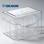 Universal Reload Box for Gilson Tower-Pack™ D10, DL10, D200, D300 & D1000 Diamond Tips, translucent; each.