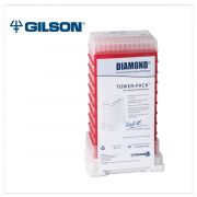 Gilson D10 Diamond Tips, 0.2-10ul, Tower-Pack, Red, pk/960 (10 Racks of 96). Requires but does not include the universal reload box (GF-F167100).