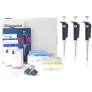 Gilson Pipetman Starter Kit: P20, P200, P1000; Diamond tips: D200, D1000; 3 SINGLE™ pipette holders, 3 plastic ejectors, 3 PIPETMAN Comfort Handles, 1 Gilson Guide to Pipetting, 1 Two-minute inspection poster. *3 year warranty.