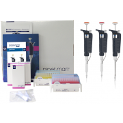 Gilson Pipetman Micro Starter Kit: P2, P10, P100; Diamond tips: DL10, D200; 3 SINGLE™ pipette holders, 3 plastic ejectors, 1 Gilson Guide to Pipetting, 1 Two-minute inspection poster. *3 year warranty.