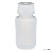 Bottle, Wide Mouth, PP Bottle, Attached PP Screw Cap, 60mL, 12/Pack, PACK/12