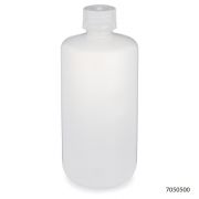 Bottle, Narrow Mouth, PP Bottle, Attached PP Screw Cap, 500mL, 12/Pack, PACK/12