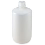 Bottle, Narrow Mouth, PP Bottle, Attached PP Screw Cap, 2 Litres (0.5 Gallons), EA