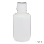 Bottle, Narrow Mouth, HDPE Bottle, Attached PP Screw Cap, 60mL, 12/Pack, PACK/12