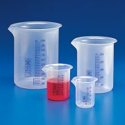 Globe Scientific Beaker, PP, Printed Graduations, 2000mL.