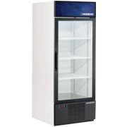 HABCO SF28HM Freezer. 28 cuft, White Interior, Glass Swing Door