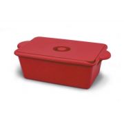 Heathrow Scientific True North® Cool Container™. 9L pan; rigid molded polyurethane; ideal for ice, LN2, ice-salt slurries etc; snug fit lid; low-temperature comptaible to -196°C at 1 bar; ruby red.