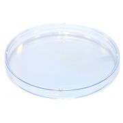 Mono Plate, with ISO MARK, Slippable(No Rim), 100x15mm, 25 Dishes/Sleeve, 20 Sleeves/Case, 500 Qty/Case, 30 Cases/Pallet