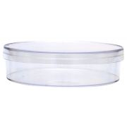 Quad Plate, Slippable(No Rim), 100x15mm, 25 Dishes/Sleeve, 20 Sleeves/Case, 500 Qty/Case, 30 Cases/Pallet