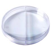 Bi Plate, with ISO MARK, Slippable(No Rim), 100x15mm, 25 Dishes/Sleeve, 20 Sleeves/Case, 500 Qty/Case, 30 Cases/Pallet