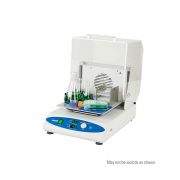 Labnet Model 222DS Benchtop Shaking Incubator 115V; Temp: Ambient + 5°C to 70°C; Speed: 20-300 rpm; Platform size: 30x30cm. Accuracy: ±0.5°C. Features include exclusive Smart Chek digital temperature control system, a low pivot point lid which provides a 