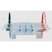 Labnet Enduro™ 15.15 Horizontal Gel Box. Includes: gel box (15x15cm), rubber gates, 1 adjustable height 16-tooth (multichannel compatible), 1 adjustable height 20-tooth and 1 adjustable height 28-tooth (multichannel compatible), 1.5mm combs and loading gu