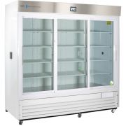 TempLog Premier Glass Sliding Door Chromatography Refrigerator 69 CF. Touchscreen controller; 1-10C; One GFCI duplex outlet. Warranty: 3 years parts and labour, 5 year compressor parts.